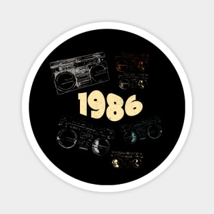 1986 on retro music, grunge radio Magnet